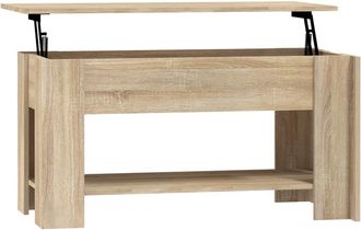vidaXL Vidaxl - Mesa De Centro Madera De Ingenier&iacute;a Roble Sonoma 101x49x52 Cm