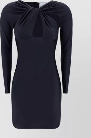 Coperni twisted neckline cut-out mini dress