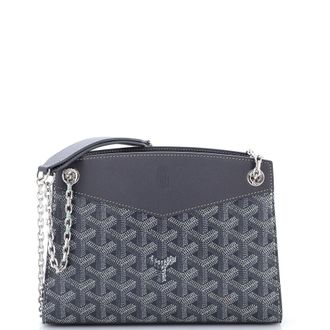 Goyard Structured Rouette Chain Shoulder Bag Coated Canvas Mini