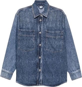 Liu Jo Camicia Oversize in Denim - - Blouses & Shirts - Donna - Blu - S