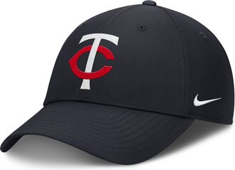 Nike Minnesota Twins Club Nike Mens Dri-FIT MLB Adjustable Hat in Blue | NB024FATIS-T0X