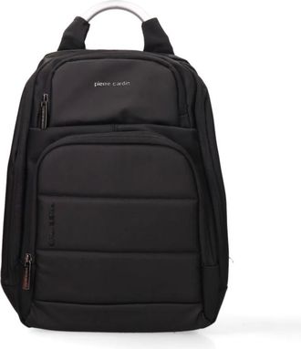 Pierre Cardin &Eacute;lanier Rugzak - Heren - Tassen - Zwart - Maat: ONE Size Leer