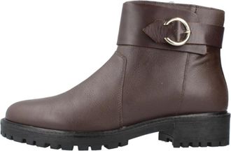 Geox Stijlvolle Enkellaarzen voor Vrouwen - Dames - Enkellaarsjes - Bruin - 39 EU - Schoenen