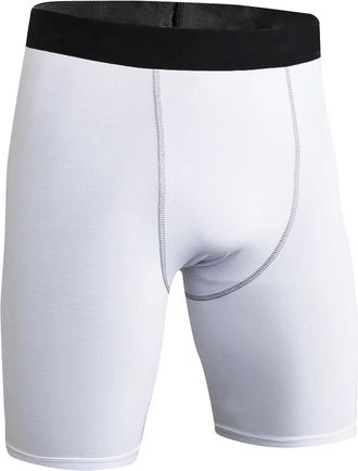 Generic Mens Compression Shorts Gym Running Sports Underwear Base Layer Shorts Sports Undershorts Quick-Drying Fabric Mens Workout Shorts with Compression Fit