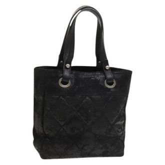 Chanel Pre-owned Canvas chanel-bags - Dames - Pre-owned - Zwart - Maat: ONE Size