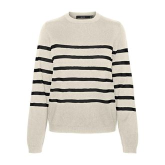 Vero Moda Gestreepte trui met ronde hals
