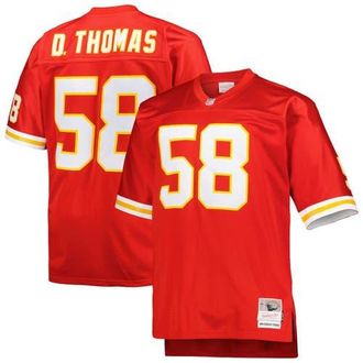 Mitchell & Ness Mens Mitchell & Ness Derrick Thomas Red Kansas City Chiefs Big & Tall 1994 Retired Player Replica Jersey at Nordstrom, Size 5X-Large