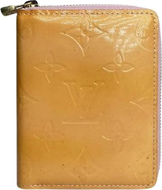 Louis Vuitton Pre-owned Zippy Wallet - Dames - Vintage Accessoires - Geel - ONE Size - Leer - Vintage