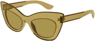 Alexander McQueen Dames, Accessoires, Geel, Maat: 52 MM