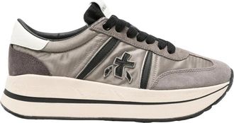 Premiata Bethcoin 8508 - Dames - Sneakers - Grijs - 40 EU - Leer - Schoenen