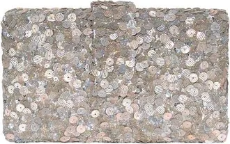 Simitri Classic Sequin Kitsch Clutch in Cloud at Nordstrom
