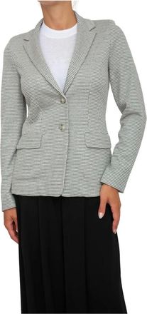 iBlues Jassen, Dames, Groen, S, Katoen, Fantasia Jersey Jas