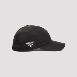 Prada Black Logo Baseball Cap