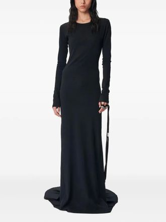 Ann Demeulemeester Jesse long-sleeved dress - women - Cotton - L - Black