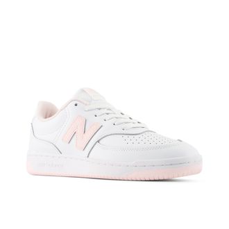 New Balance Sneaker NEW BALANCE BB80, Damen, Gr. 37,5, nb 103 wei&szlig;, Leder, Schuhe Sneaker