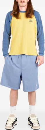 Stüssy Shorts sportivi in cotone - Blu