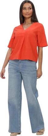 Mos Mosh MOS Mosh, Overhemden, Dames, Oranje, S, Linnen, Mmraina Alexis Blouse