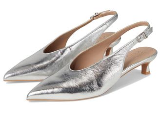 Naturalizer Nicolette High Womens Heels Silver Leather : 5.5 M (B)