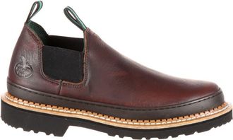 Georgia Boot Mens Brown Romeo Work Shoe in Soggy Brown at Nordstrom, Size 6.5