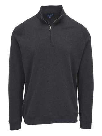 Peter Millar half-zip sweatshirt - men - Cashmere/Cotton - L - Black