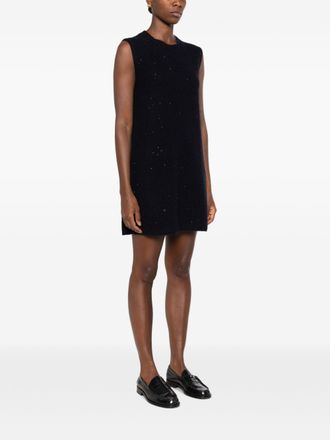 Fabiana Filippi Sequin-Embellished Knit Dress - Black