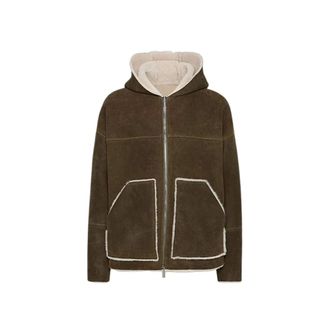 Dsquared2 Manteau - male - Dsquared2 - Faux Fur & Shearling Jackets - Brown - M - Jackets