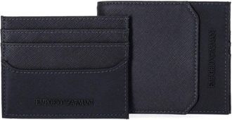 Emporio Armani SET PORTAFOGLIO+PORTACARTE BLU EMPORIO ARMANI