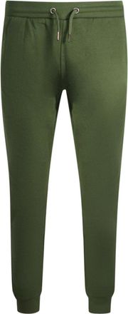 Roberto Cavalli Cavalli Class Print Logo Olijfgroene Sweatpants