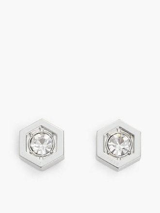 Tommy Hilfiger Stainless Steel Crystal Earrings