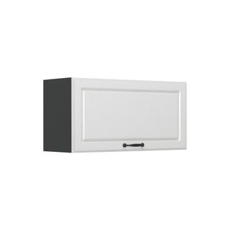 Vicco Armario Colgante R-line, Blanco Casa De Campo/antracita, 80 Cm Plano, Vicco