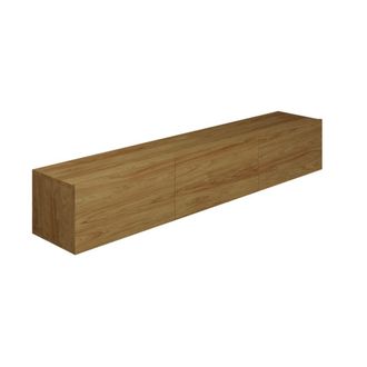 Petits Meubles Mueble tv de pared 3 puertas 160 cm paneles de aglomerado madera