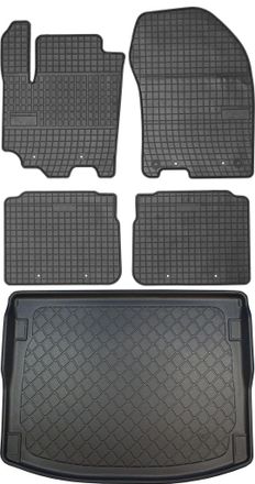 OEM Suzuki Sx4 Ii S-cross Suv De 2018 (juego) - Alfombrillas De Goma Para Coche + Alfombrilla Para Maletero