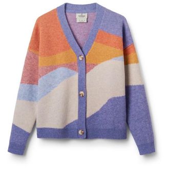 Passenger Scenic Recycled Knitted Cardigan Cardigan f&uuml;r Damen | bunt