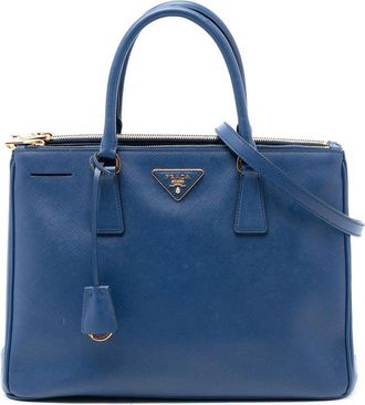 Prada Pre-owned Prada Medium Saffiano Lux Galleria Double Zip Satchel Ladies UUU11JY8ATMNB7QM