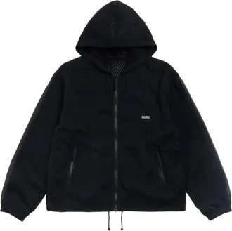 St&uuml;ssy Layered Mesh Hooded Jacket Black 115933-BLAC