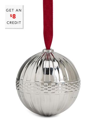 Wedgwood Festive Fluted Ornament With $8 Credit