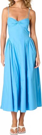 Nia Destene Dress In Capri Blue