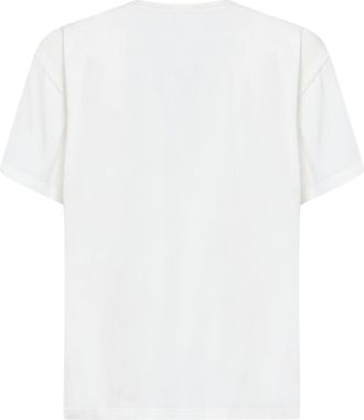 Maison Margiela Mens T-Shirt Numeric Off-White Cotton T-Shirts And Polos