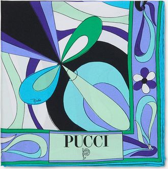 Pucci Halstuch aus Seide Maddalena and Onde