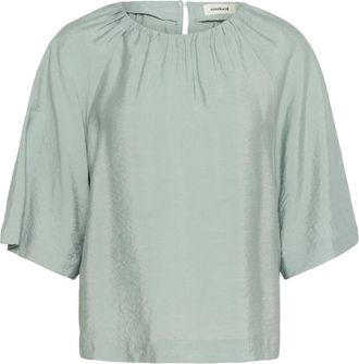 Soaked In Luxury Dames, Blouses & Shirts, Blauw, Maat: 2XL Nylon