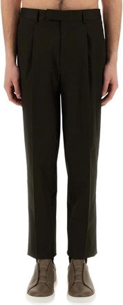 Ermenegildo Zegna Dark Brown Regular Pants