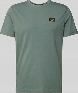 PME Legend T-Shirt mit Label-Stitching Modell GUYVER in Schilf, Gr&ouml;&szlig;e XXXL