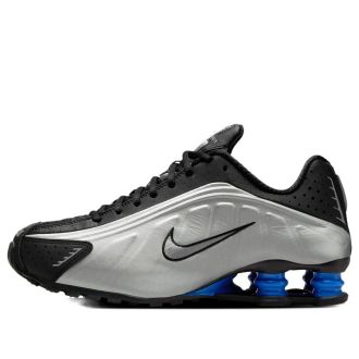 Nike (WMNS) Nike Shox R4 Metallic Silver Black Racer Blue AR3565-006