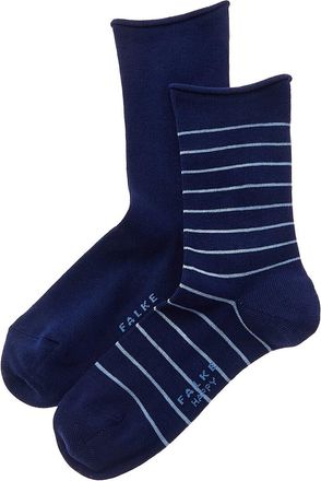 Falke 2Pk Happy Stripe Socks