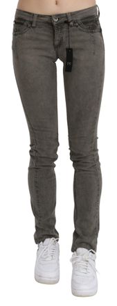 Costume National Low Waist Skinny blue Cotton Womens Jeans