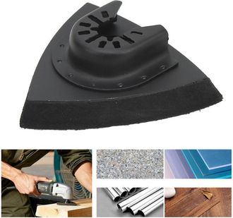OEM Set Di 3 Dischi Abrasivi Triangolari, Disco Abrasivo Triangolare, Disco Abrasivo Multiuso Da 93 Mm, Accessorio Multiuso Per Legno, Metallo E Plastica 