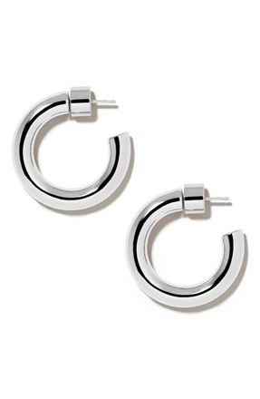 Jennifer Fisher Natasha Huggies in Silver at Nordstrom