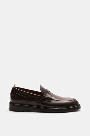 Officine Creative Men - Penny loafers Sax Flexi 001 dark brown