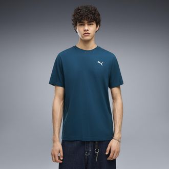 Puma T-shirt WARDROBE ESS da uomo, Abbigliamento, Blu, XXL