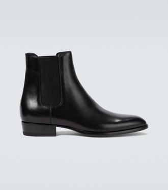 Saint Laurent Wyatt leather Chelsea boots